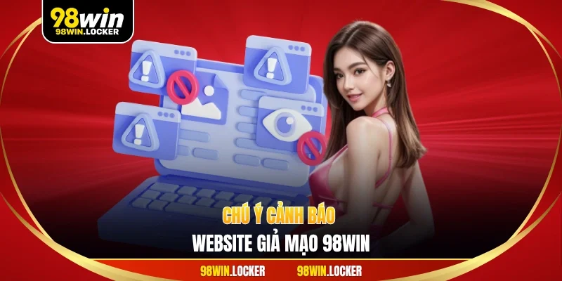 Chú ý cảnh báo website giả mạo 98win