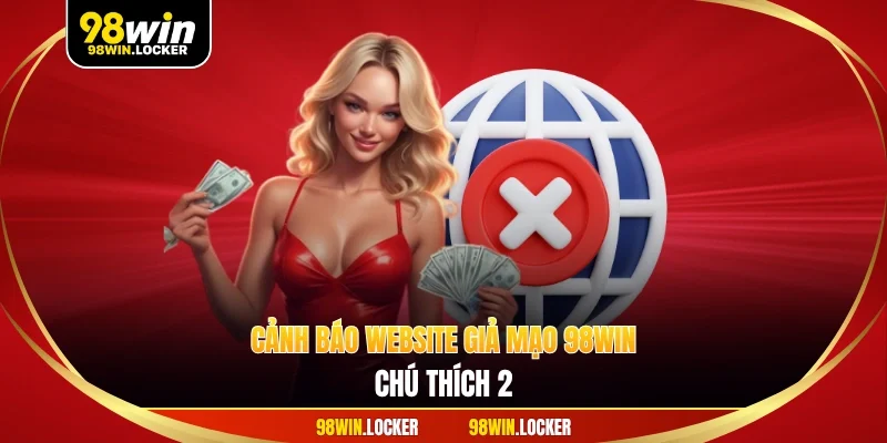 cảnh báo website giả mạo 98win