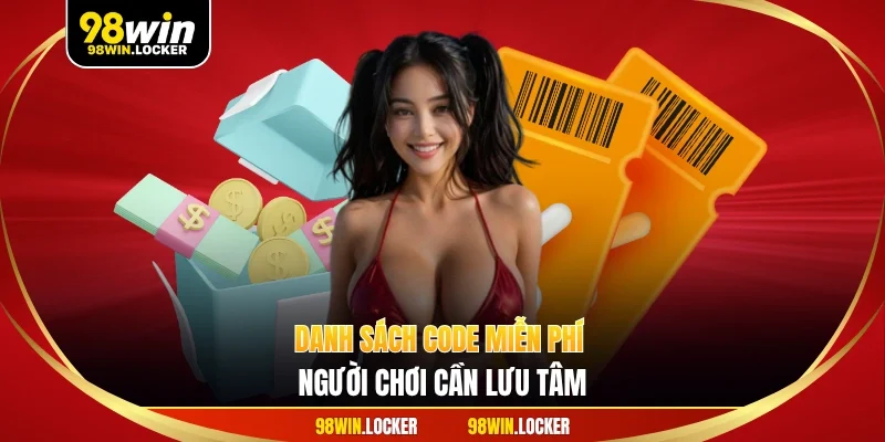 Danh sách code miễn phí người chơi cần lưu tâm